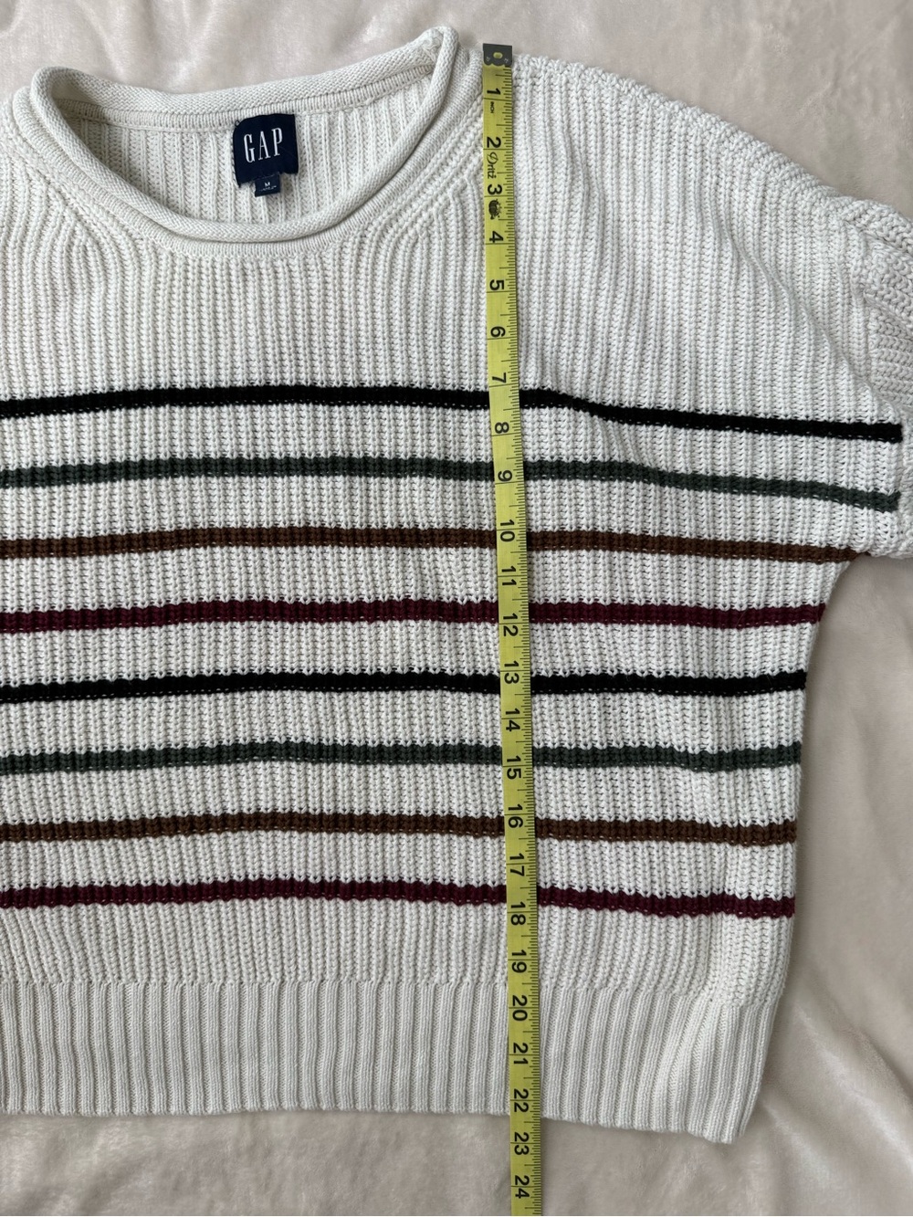 GAP Striped Crewneck Cotton Sweater - Picture 11 of 11